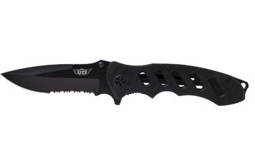 Image of UZI Responder Serrated Blade, Black UZK-FDR-001