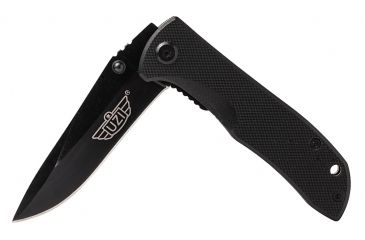 Image of UZI Responder Steel Blade, Black UZK-FDR-004