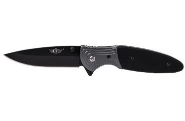 Image of UZI Responder Steel Blade, Black and Grey Green UZK-FDR-003