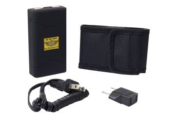 Image of Uzi Accessories UZISG1500 Law Enforcement Stun Gun Portable 2.8 Oz Contact Black