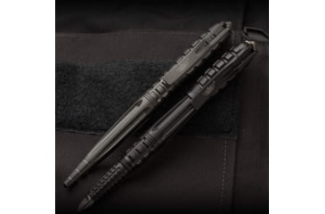 Image of UZI Tactical Defender Pen W/ Glassbreaker &amp; Striking Point - UZI-TACPEN12-BK