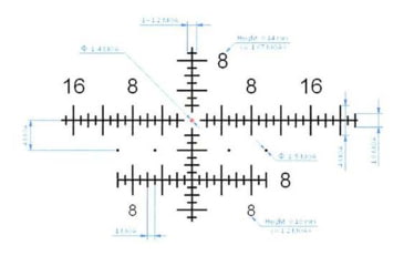 Image of Valdada Crusader-2 Rifle Scope, 5-40x56, 40mm, First Focal Plane, MOA/MOA, 1/8 Turrets, Xtreme X1 Illum, Black, VAL-T scope 20-1
