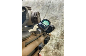Image of Valhalla Tactical Ruhk Adjustable Offset Mount for RMR/Holosun, Absolute Co-Witness, Raw Titanium, VLT-RUKHAC-RM-RT