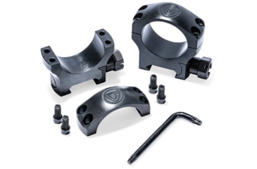 Image of Vanguard Precision Steel Rings, High Picatinny Base, 30mm, Rings 30MM High P