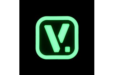 Image of Vanquest Gear Vanquest V Logo - Glow In The Dark Patch, Coyote Tan, 9ZVQSQ-088-CT-GITD