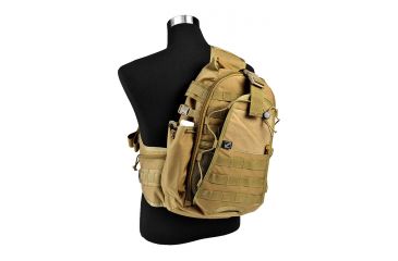 Image of J-Tech Gear City Ranger Single Sling Backpack, Coyote Tan PA01-2300-00 CM