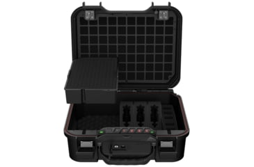 Image of Vaultek Safe LifePod XT Tactical w/Removable EDC Tray Storage, 3 Pistol Racks, 1 Magazine Rack and Molly Board Panel, Black, VLP-XT3i-BK