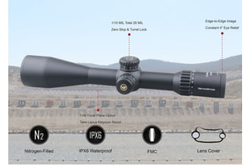 Image of Vector Optics Continental 5-30x56mm Rifle Scope, 34mm, FFP, VCT-34FFP, Nitrogen Purged, Black, SCFF-30