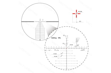 Image of Vector Optics Continental x6 4-24x56mm Riflescope, 34mm Tube, First Focal Plane, Chorme, SCFF-39