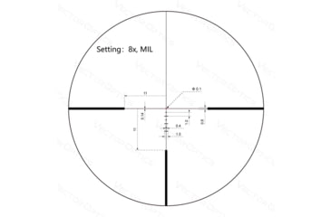 Image of Vector Optics Continental x8 1-8x24i 30mm Tube ED Fiber LPVO Rifle Scope, Second Focal Plane