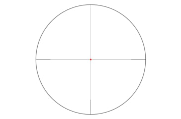 Image of Vector Optics Forester 1-5x24 30mm Tube LPVO Rifle Scope, Second Focal Plane, Fiber Center Dot Reticle, Black, SCOC-54