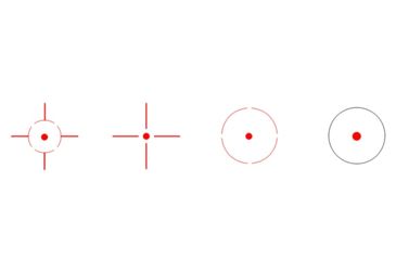 Image of Vector Optics Imp 1x23x34 Red Dot Sight, 7 Levels Red Dot Reticle, Black, SCRD-18C