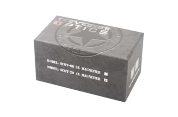 Image of Vector Optics Magnifier 4x26mm Red Dot Sight w/ TM-17 Flip Side Mount, w/ Lens Cap, Black, SCMF-14