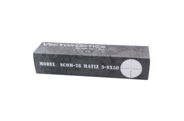 Image of Vector Optics Matiz 3-9x50mm Rifle Scope, 25.4 mm, SFP, German 4, Nitrogen Purged, Black, SCOM-28