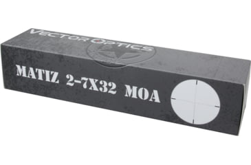 Image of Vector Optics Matiz MOA Rifle Scope, 2-7x32mm, 25.4mm Tube, VOW-MOA Reticle, Green, SCOM-33