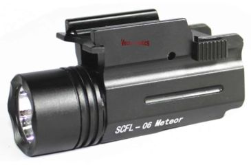 Image of Vector Optics Meteor 1 x CR123 CREE Q5 LED Pistol Light, 180-200 Lumens, 6061-T6, Titanium Black, SCFL-06