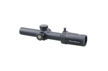 Image of Vector Optics Taurus Rifle Scope, 1-6x24mm, First Focal Plane, 30mm Tube, VTC-CMIL Illuminated Reticle, 6061-T6, Black, SCFF-27