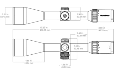 Image of Vector Optics Continental x8 3-24x56 30mm Tube Hunting Rifle Scope, Second Focal Plane