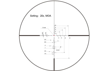 Image of Vector Optics Continental x8 3-24x56 30mm Tube Hunting Rifle Scope, Second Focal Plane