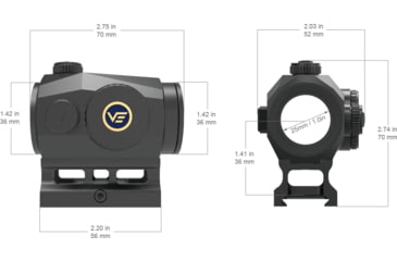 Image of Vector Optics Scrapper 1x25 SOL Red Dot Sight