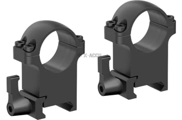 Image of Vector Optics Steel Weaver Quick Release Medium Profile Rings, 1.25 in