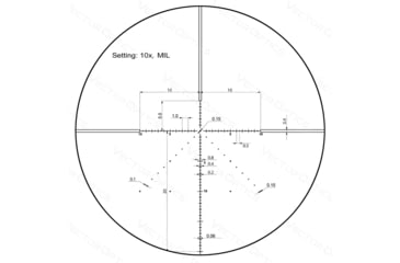 Image of Vector Optics Veyron 10x44mm 30mm Tube Rifle Scope, Second Focal Plane