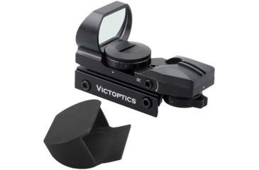 Image of VictOptics Red Dot Sight, 1x, 23x34mm Objective Window, 4 Reticles, 6061-T6, Black, RDSL04