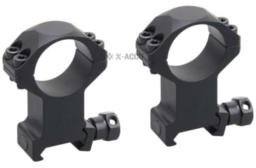 Image of Vector Optics X-Accu 25.4mm Picatinny Rings, 1.4in, Chorme, XASR-2503