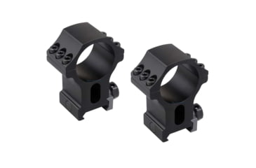 Image of Vector Optics X-Accu Rifle Scope Rings, 30mm Tube, Picatinny, 1.5in Height, 6061-T6, Matte, Black, SCTM-35