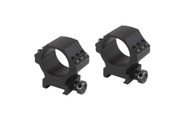 Image of Vector Optics X-Accu Rifle Scope Rings, 30mm Tube, Picatinny, 1in Height, 6061-T6, Matte, Black, SCTM-33