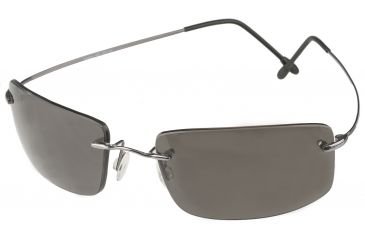 Image of VedaloHD Signature Line Rosso2 Sunglasses, Small Square Style Frame, Smoke Lenses 2265