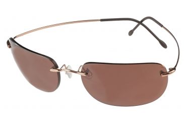 Image of VedaloHD Viper Sunglasses, Matte Black Frame, Copper-Rose Lenses 9053