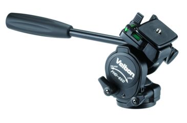 Image of Velbon FHD-65D 3-way Tripod Fluid Head, Black, FHD-65D