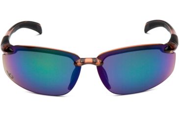 Image of Venture Gear Waverton Safety Glasses w/Multi Mirror Lens, Brown, VGSBR1156DB
