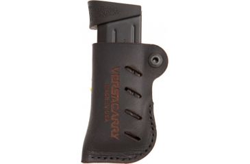 Image of VersaCarry Adjustable OWB Magazine Pouch, Water Buffalo Leather, Black, Double Stack, 71102
