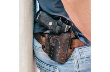 Image of Versacarry Decree Series Holster, Scroll, Brown, Size 1, 82221-1