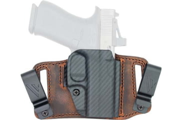Image of Versacarry Insurgent Deluxe IWB/OWB Molded Polymer Belt Holster, SIG Sauer P365, Right Hand, Distressed Brown, INS201365