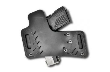 Image of Versacarry Protector S3 IWB/OWB Holster, Right Hand, Adjustable Fit, Distressed Brown, 51311