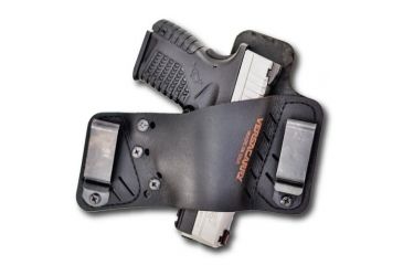 Image of Versacarry Protector S3 IWB/OWB Holster, Right Hand, Adjustable Fit, Distressed Brown, 51311