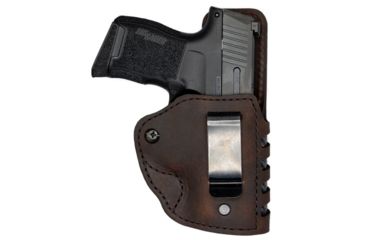 Image of Versacarry Comfort Flex Deluxe IWB Holster, Right Hand, Size P365, Distressed Brown, CFD211365
