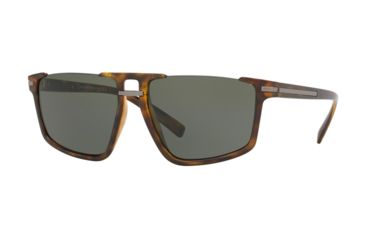 Image of Versace GRECA AEGIS VE4363 Sunglasses 108/71-60 - , Green Lenses