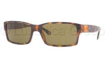 Image of Versace Sunglasses VE4198 872/73-5716 - Ruled Orange Brown