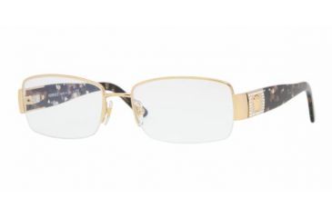 Image of Versace VE1175B SV Prescription Eyeglasses, Gold Frame / 51 mm Prescription Lenses, 1002-5117