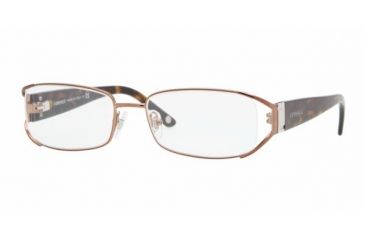 Image of Versace VE1179 Progressive Eyeglasses - Brown Frame / 50 mm Prescription Lenses, 1045-5017