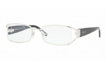 Image of Versace VE1179 Progressive Eyeglasses - Silver Frame / 50 mm Prescription Lenses, 1000-5017