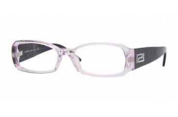 Image of Versace VE3129H SV Prescription Eyeglasses Pink-Transparent Frame / 51 mm Prescription Lenses, 328-5115