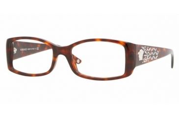 Image of Versace VE3139B Progressive Eyeglasses - Havana Demo Lens Frame / 51 mm Prescription Lenses, 879-5116