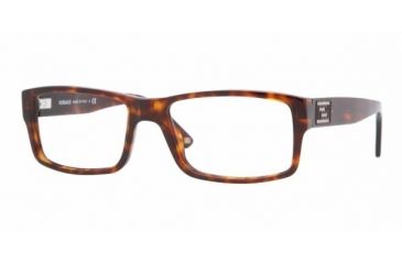 Image of Versace VE3141 SV Prescription Eyeglasses - Havana Demo Lens Frame / 53 mm Prescription Lenses, 879-5317