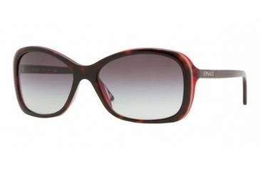 Image of Versace VE4189 Progressive Sunglasses - Havana/Red Gray Gradient Frame / 58 mm Prescription Lenses, 886-11-5816