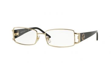 Image of Versace VE1163M Progressive Prescription Eyeglasses 1252-52 - Pale Gold Frame